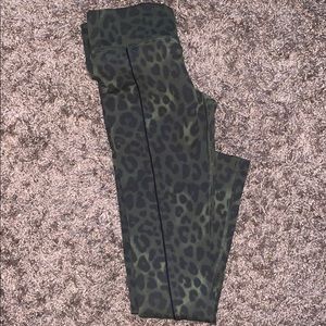 Leopard Green Lounge/Workout Pant